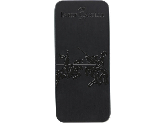 Balpen en vulpen Faber-Castell Grip schwarz in Geschenkbox