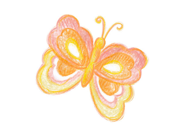 Kleurpotloden Faber-Castell sparkle 12 standaard kleuren + 8 pastel kleuren in bewaarblik vlinder inclusief vlinder stickers