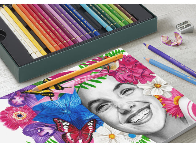 Tekenset Faber-Castell Polychromos en Pitt Grafiet Mat 40-delig
