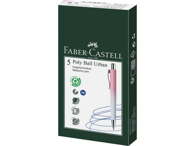 Balpen Faber-Castell Polyball XB Urban Sunset