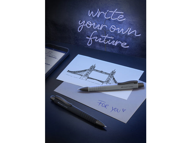 Balpen Faber-Castell Polyball XB schwarz