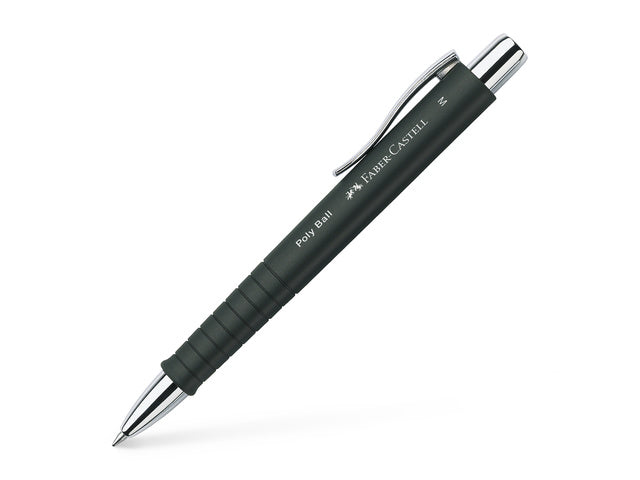Balpen Faber-Castell Polyball M schwarz