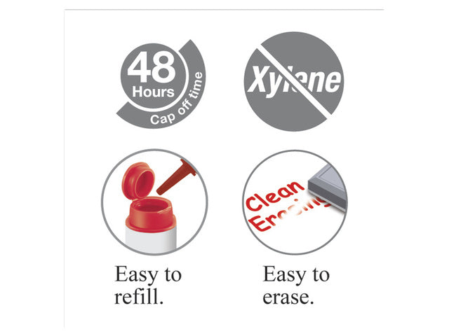 Whiteboardmarker Faber-Castell rood