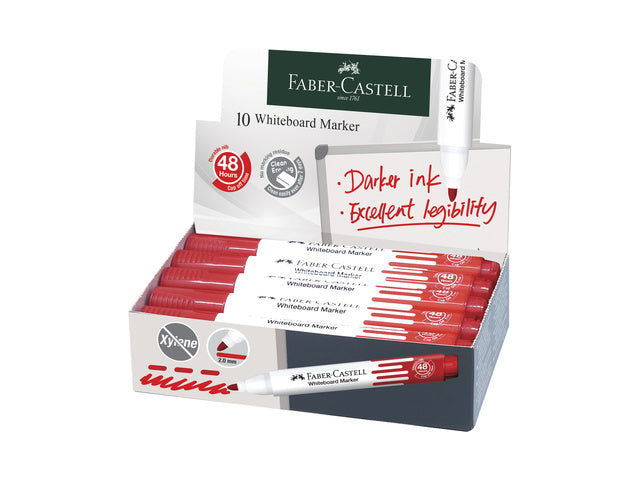 Whiteboardmarker Faber-Castell rood