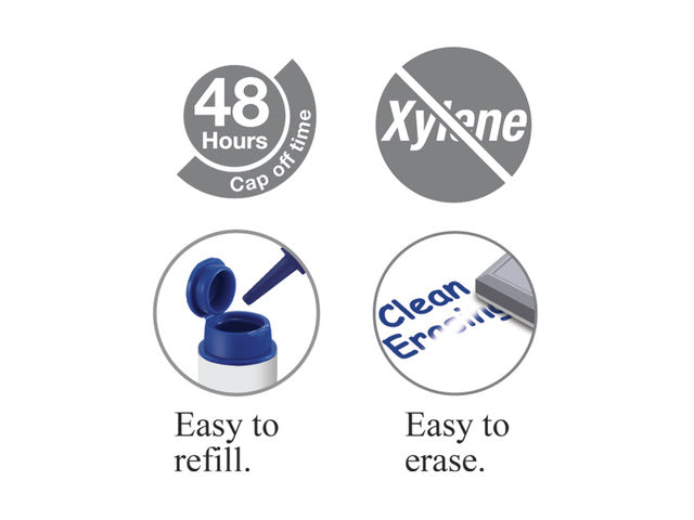 Whiteboardmarker Faber-Castell blauw