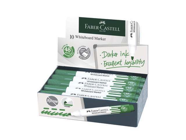 Whiteboardmarker Faber-Castell groen