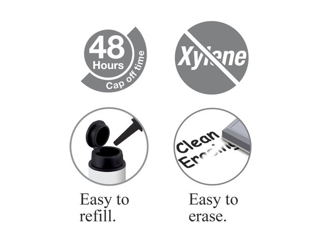 Whiteboardmarker Faber-Castell zwart