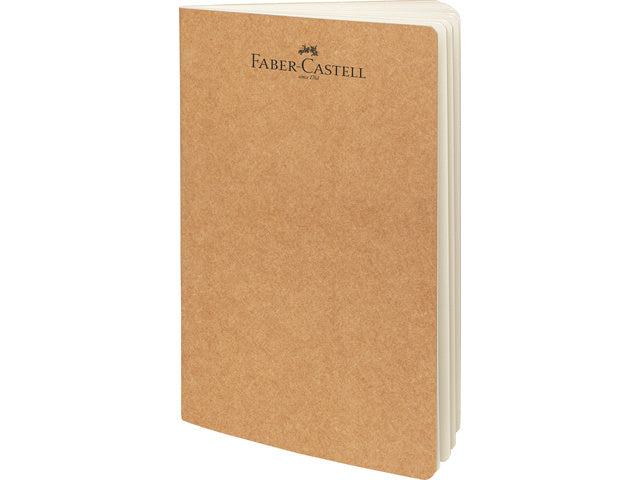 Tekenset Faber-Castell 8x Pitt Artist Pen schwarz inkl. Schetbuch 140gr. Witz (Größenangaben: XXS, XS, S, F, M, 1,5, B, FM)