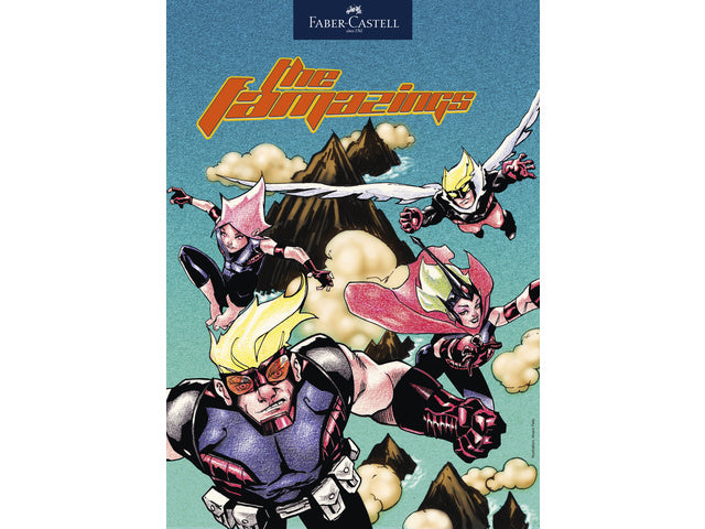 Tekenstift Faber-Castell Pitt Artist Pen Comic 6-teiliges Etui