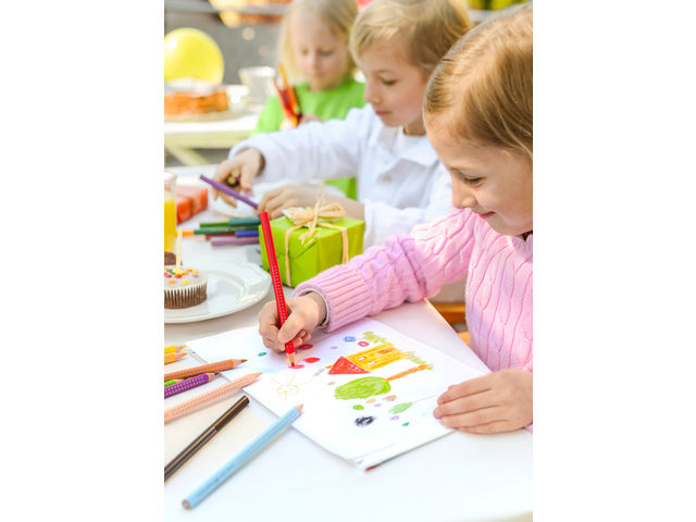 kleurpotlood Faber-Castell Jumbo GRIP promotieset 8 + 1 + 1