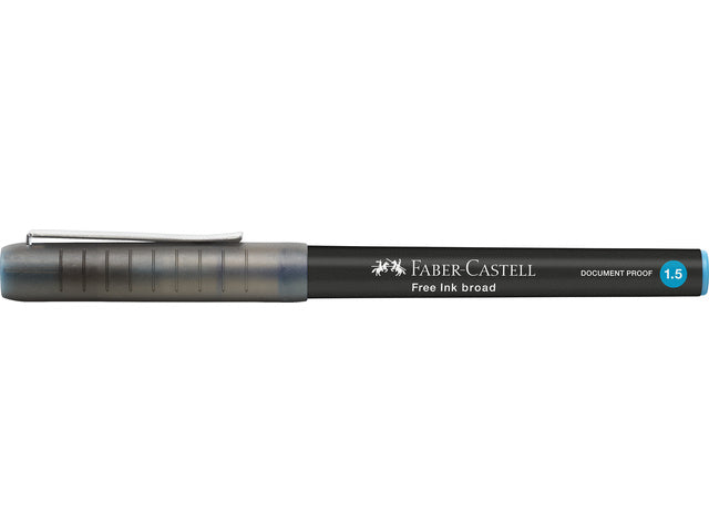 Inktroller Faber-Castell 1.5mm lichtblauw