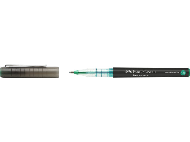 Inktroller Faber-Castell 1,5mm groen