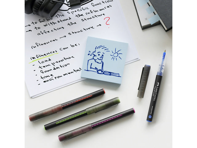 Inktroller Faber-Castell 1.5mm groen