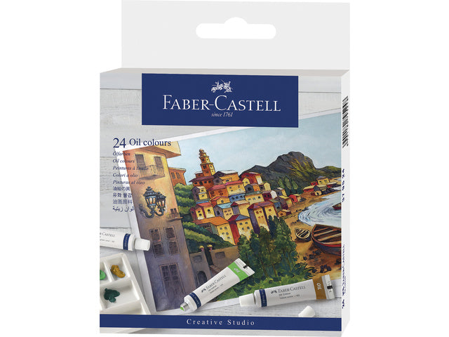 Olieverf Faber-Castell 24 Tuben a 9ml
