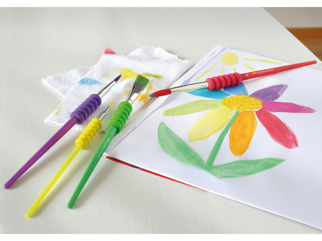 Penselenset Faber-Castell plastic 4 stuks