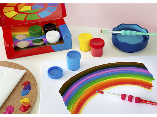 Penselenset Faber-Castell plastic 4 stuks