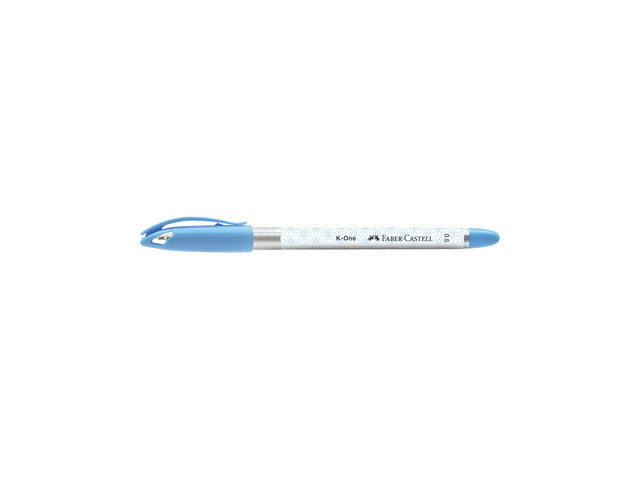 Balpen Faber-Castell K-One 0.5 blauw doos 10 stuks