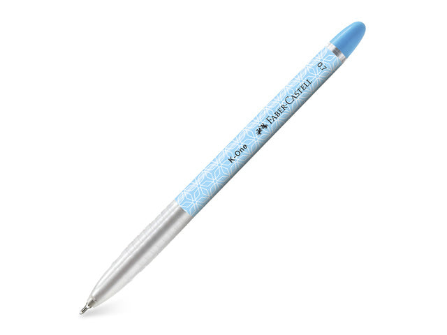 Balpen Faber-Castell K-One 0,7 blau doos 10 Stück