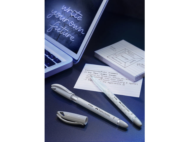 Balpen Faber-Castell K-One 0.7 zwart doos 10 stuks