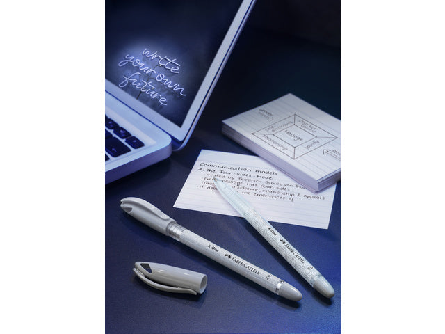 Balpen Faber-Castell K-One 0.7 zwart doos 10 stuks