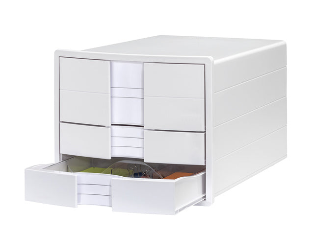 Ladekast HAN Impuls wit 3 gesloten laden, met inzet