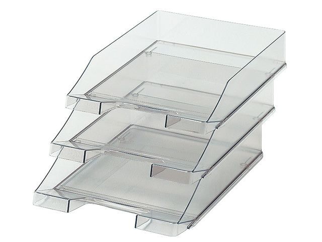 Brievenbak HAN A4 Standaard transparant grijs