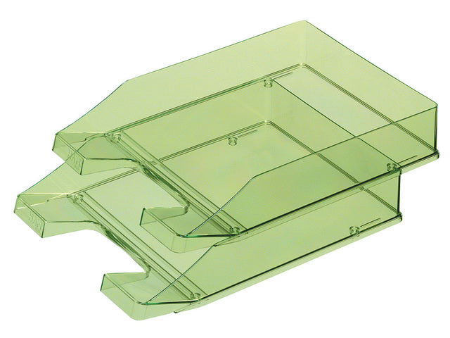 Brievenbak HAN A4 Standaard transparant groen