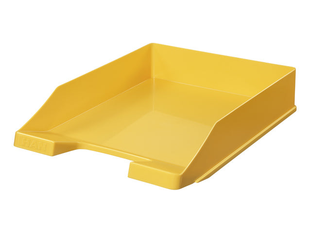 Brievenbak HAN A4 Standaard kunststof geel