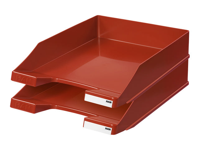 Brievenbak HAN A4 Standaard kunststof rood