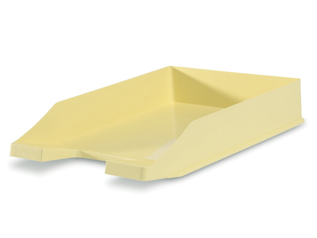 Brievenbak HAN A4 standaard kunststof pastel geel