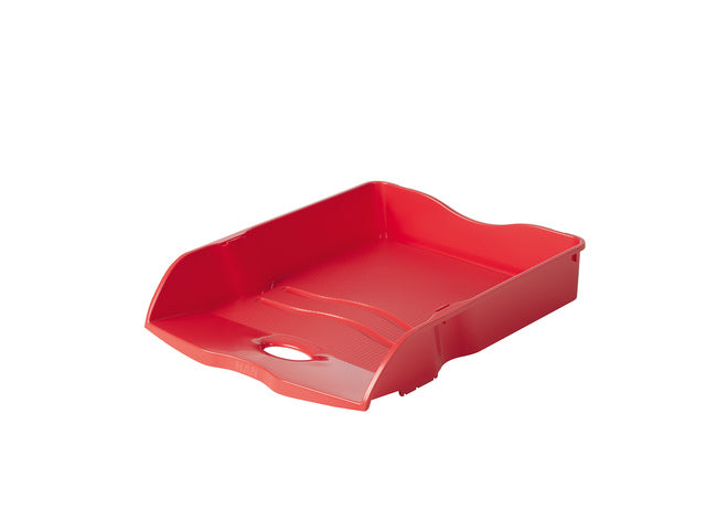 Brievenbak HAN Re-LOOP A4/C4 stapel- en nestbaar, rood 100% gerecycled materiaal