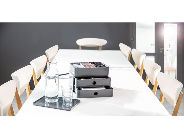 Smart-box plus Han Allison 2 lades in doos graniet grijs