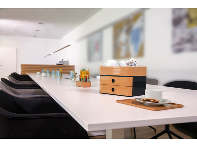 Smart-Box plus Han Allison 2 Ladungen in einer karamellbraunen Box