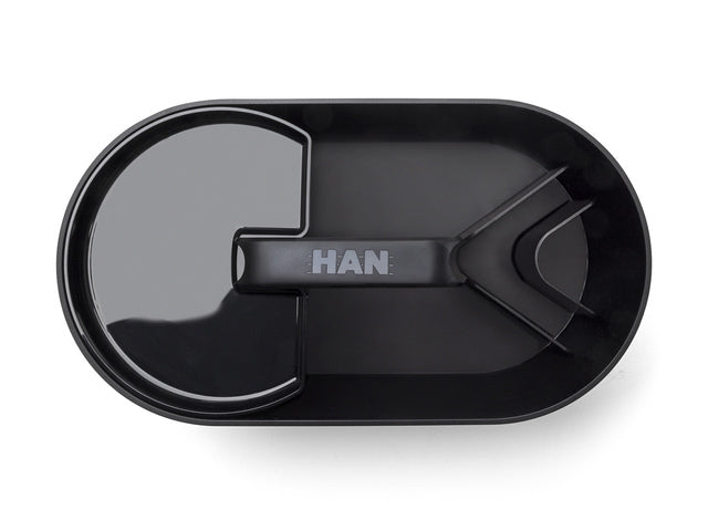 Toolbox Loft Han mobiele organiser zwart 4 vakken met uitneembaar plateau zwart