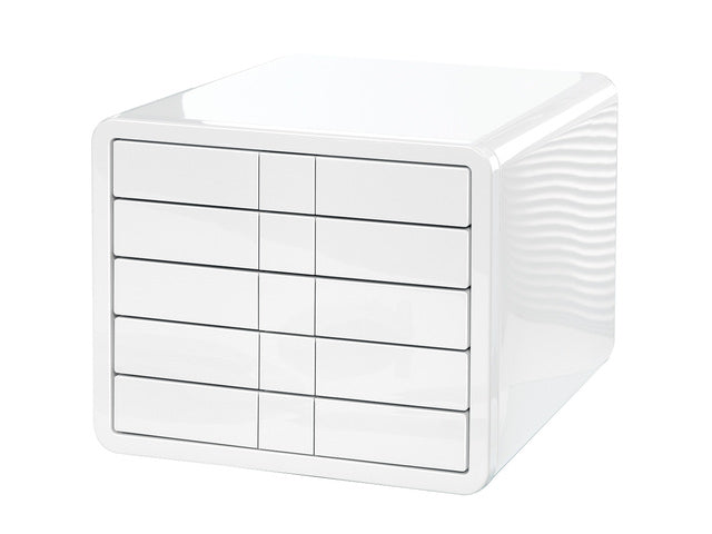 Ladekast HAN i-Box met 5 gesloten laden wit