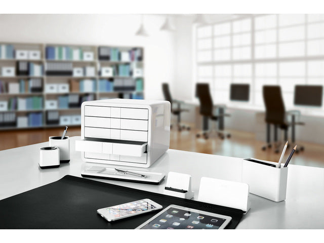 Ladekast HAN i-Box met 5 gesloten laden wit