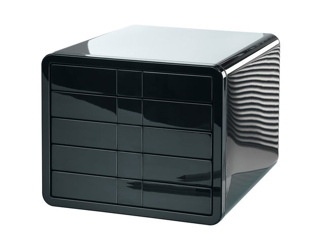 Ladekast HAN i-Box met 5 gesloten laden zwart