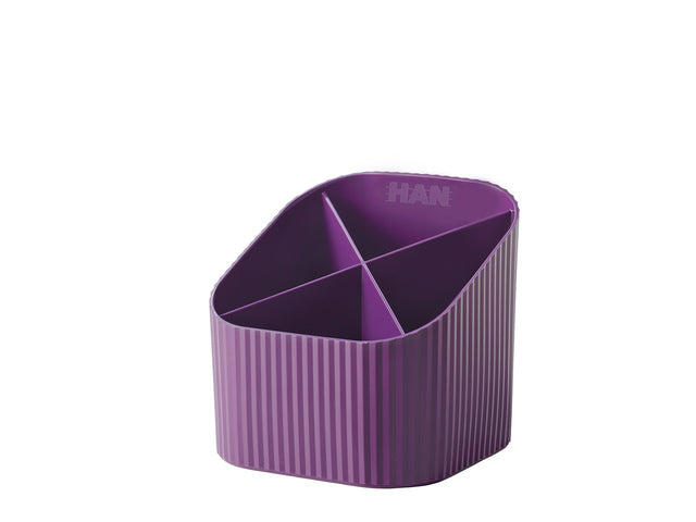 Pennenkoker HAN Re-X-LOOP 4-fach, lila 100 % recyceltes Material