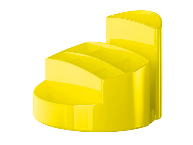 Pennenbak HAN Rondo 9-vaks Nieuwe Kleuren geel