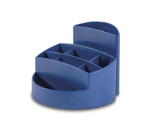 Pennenbak HAN Rondo Karma 9-vaks eco blauw 100% gerecycled materiaal