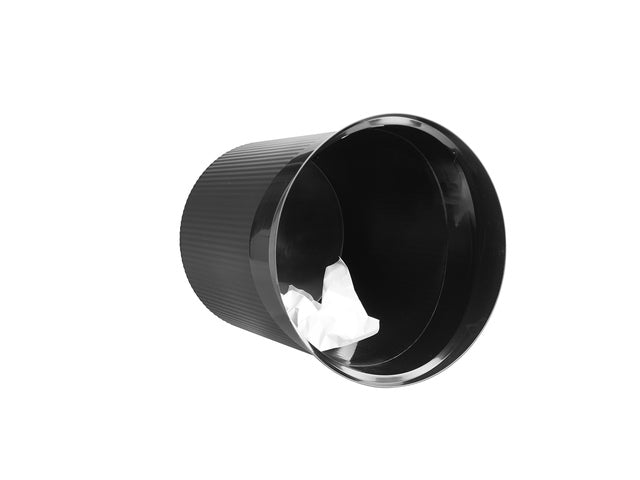 Papierbak HAN Re-LOOP,13 liter rond, zwart 100% gerecycled materiaal