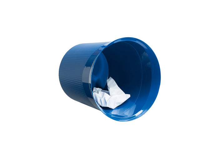Papierbak HAN Re-LOOP,13 liter rond, blauw 100% gerecycled materiaal