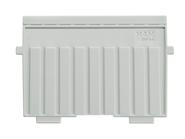 Kaartenbak tussenschot HAN A6 dwars kunststof lichtgrijs