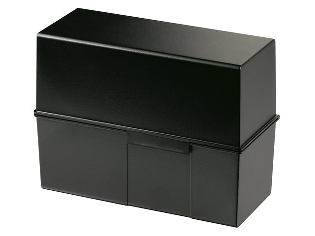 Kaartenbak HAN breed A5 kunststof zwart