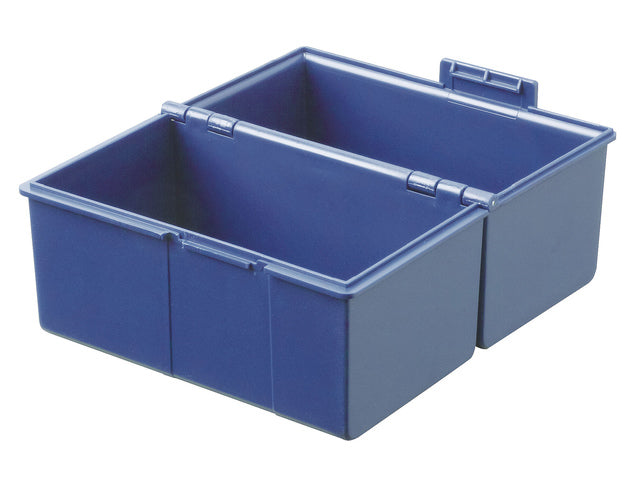 Kaartenbak HAN ras A7 kunststof blauw