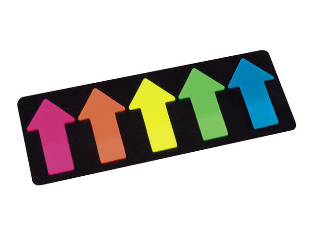 Info Page Markers arrow film 25x45mm, 5 kleuren
