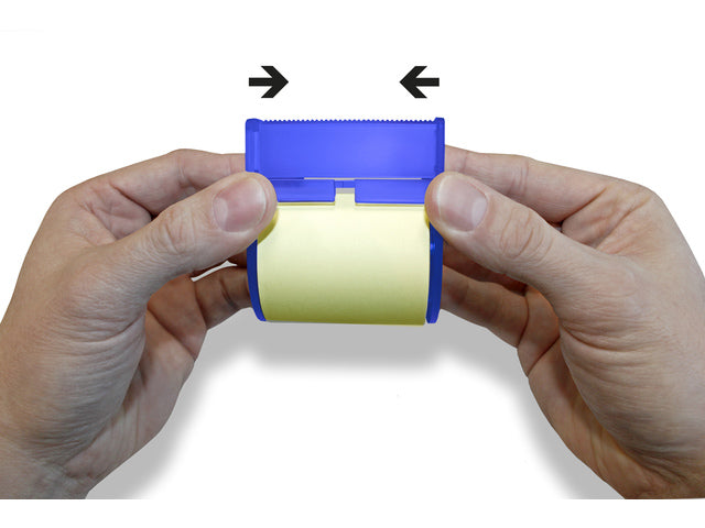 Info Notes dispenser + rol voor rollen 60mmx10m