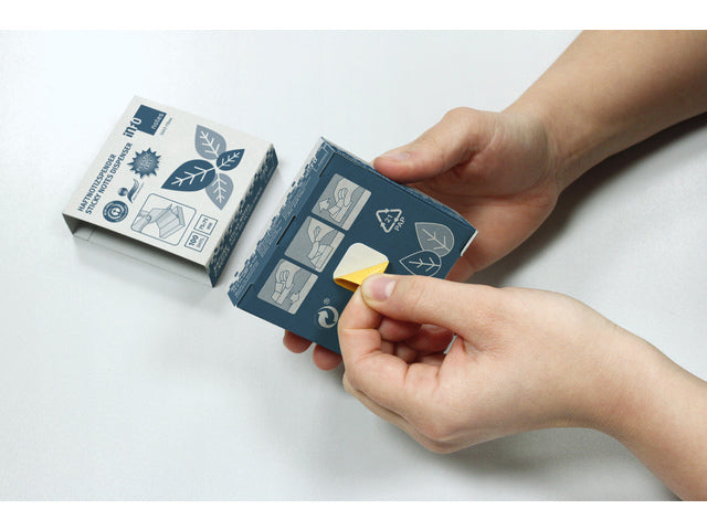 Info Notes 75x75mm Z-Notes 100 Vel Gelb recycelt mit Blauem Engel-Zertifikat