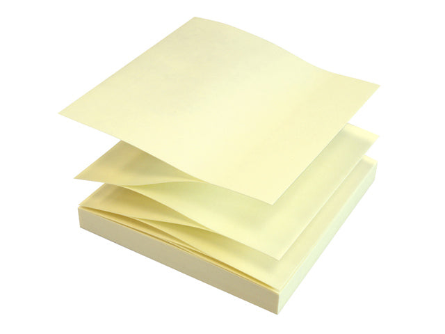 Info Opmerkingen 75x75mm "Z" geel blok a 100 vel