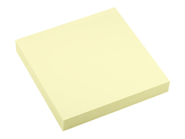 Powernotes info notes 75x75mm geel blok a 100 vel.
